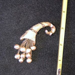 Vintage Horn of Plenty Pin